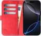 Rosso Element Apple iPhone 17 Pro Hoesje Book Case Wallet Rood afbeelding 12
