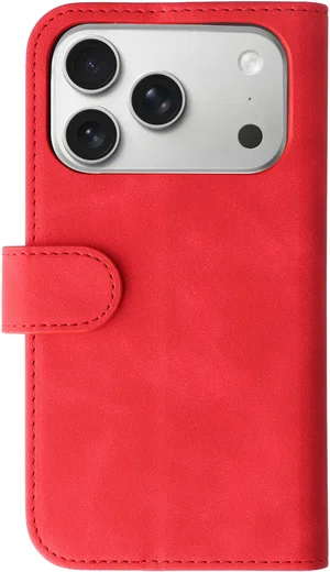 Rosso Element Apple iPhone 17 Pro Hoesje Book Case Wallet Rood afbeelding 2