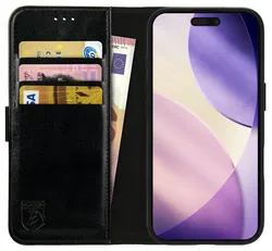 Rosso Element Apple iPhone 17 Pro Max Hoesje Book Case Wallet Zwart afbeelding