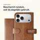 Rosso Element Apple iPhone 17 Pro Max Hoesje Book Case Wallet Bruin afbeelding 4