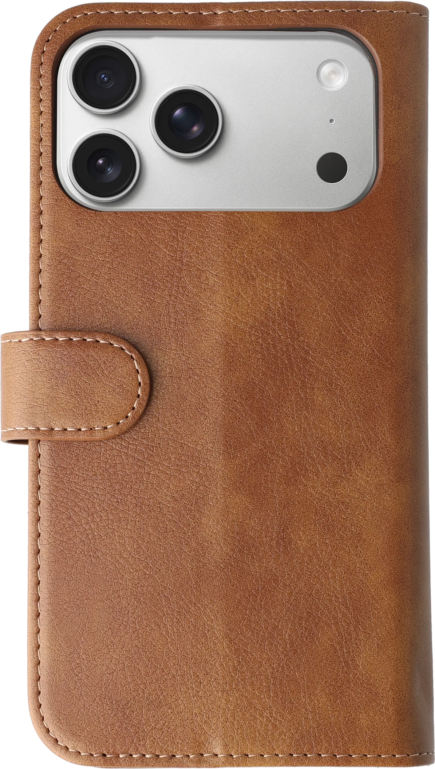Rosso Element Apple iPhone 17 Pro Max Hoesje Book Case Wallet Bruin afbeelding 2