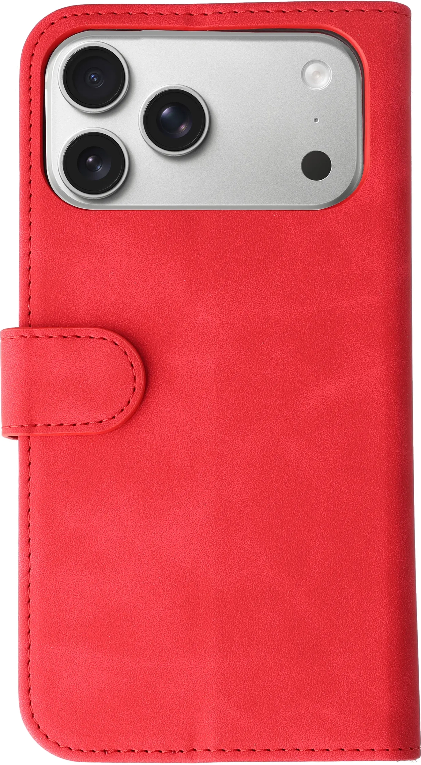 Rosso Element Apple iPhone 17 Pro Max Hoesje Book Case Wallet Rood afbeelding 2