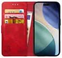 Rosso Element Apple iPhone Air Hoesje Book Case Wallet Rood