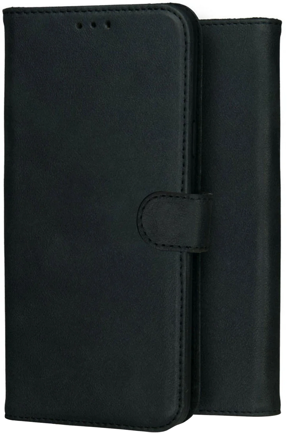 Rosso Deluxe Apple iPhone 17 Pro Hoesje Echt Leer Book Case Zwart afbeelding 14