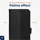 Rosso Deluxe Apple iPhone 17 Pro Hoesje Echt Leer Book Case Zwart afbeelding 10