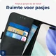 Rosso Deluxe Apple iPhone 17 Pro Hoesje Echt Leer Book Case Zwart afbeelding 6