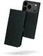 Rosso Deluxe Apple iPhone 17 Pro Max Hoesje Echt Leer Book Case Zwart afbeelding 2