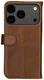 Rosso Deluxe Apple iPhone 17 Pro Max Hoesje Echt Leer Book Case Bruin afbeelding 12