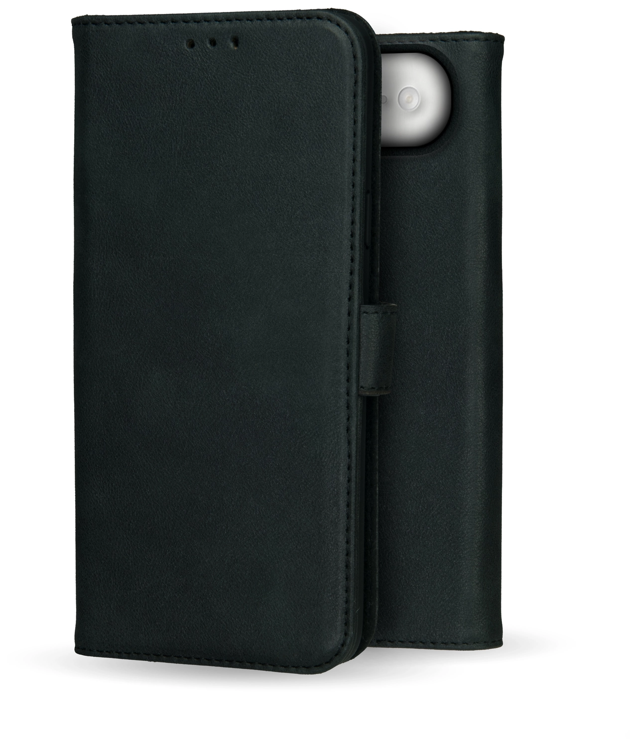 Rosso Deluxe Apple iPhone Air Hoesje Echt Leer Book Case Zwart afbeelding 13