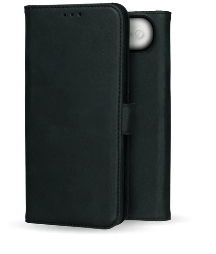 Rosso Deluxe Apple iPhone Air Hoesje Echt Leer Book Case Zwart afbeelding 13