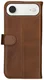 Rosso Deluxe Apple iPhone Air Hoesje Echt Leer Book Case Bruin afbeelding 11