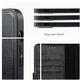 Rosso Element Uitneembaar 2-in-1 Apple iPhone 17 Hoesje Zwart afbeelding 4