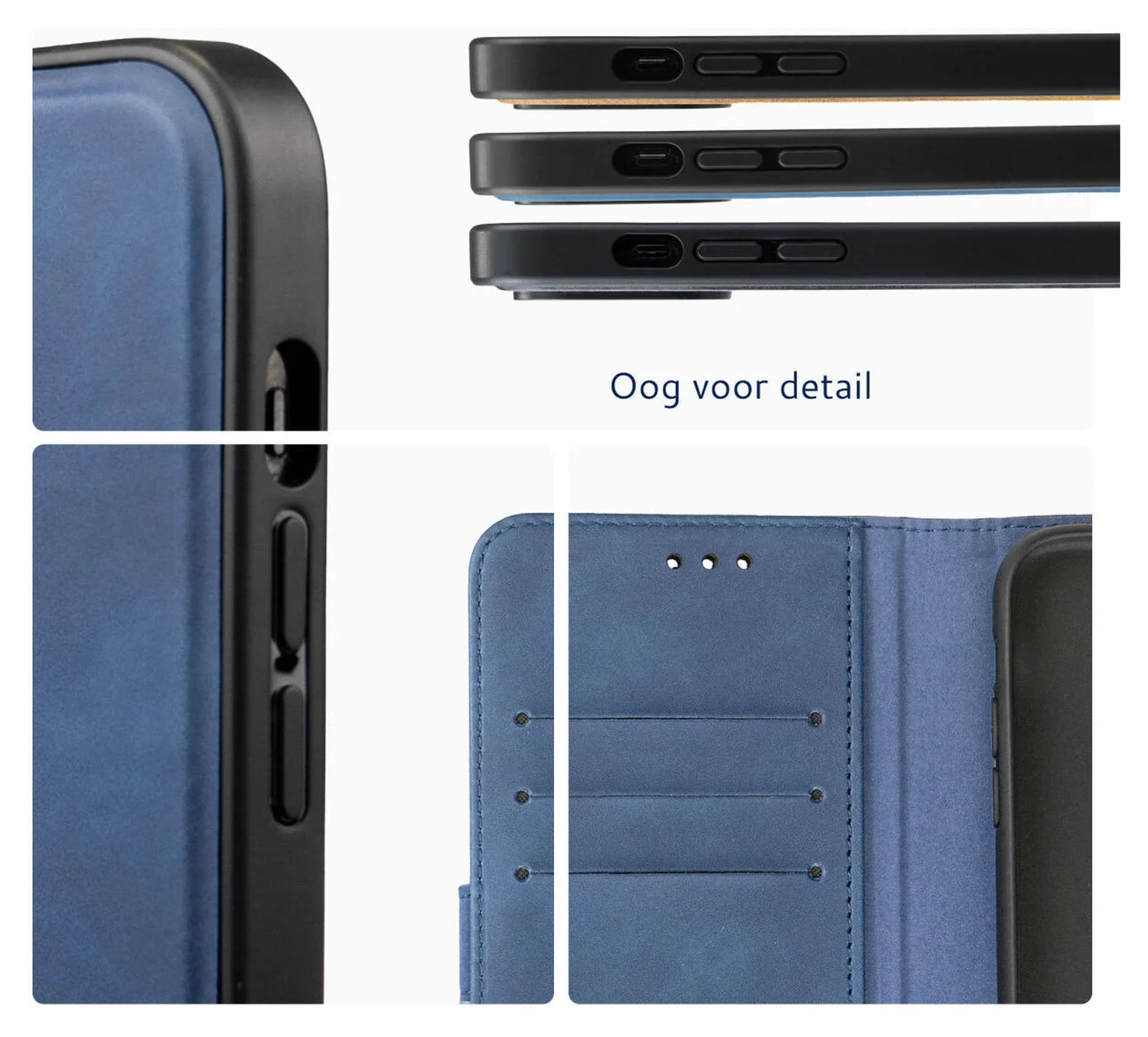 Rosso Element Uitneembaar 2-in-1 Apple iPhone 17 Hoesje Blauw afbeelding 4