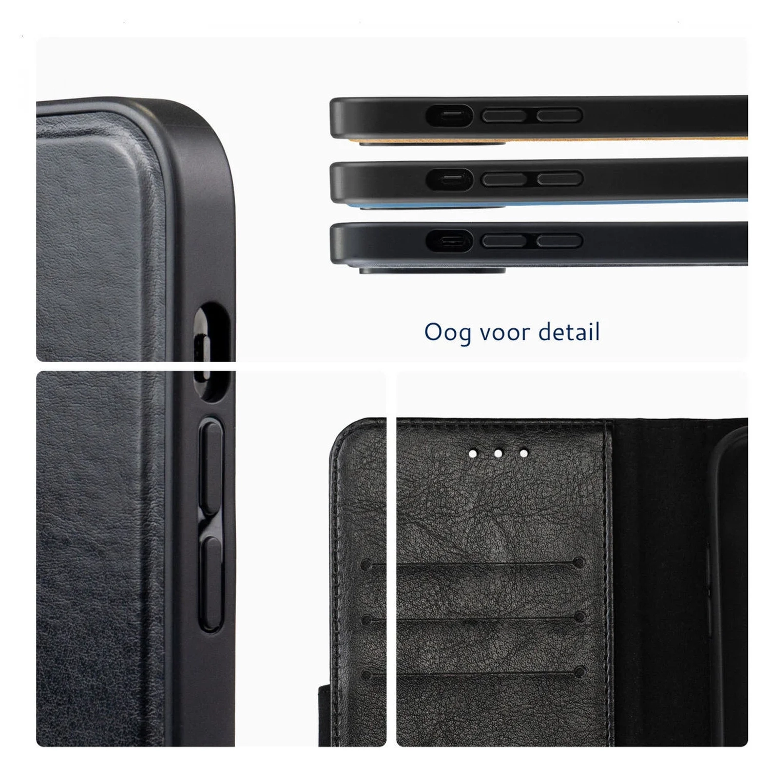 Rosso Element Uitneembaar 2-in-1 Apple iPhone 17 Pro Hoesje Zwart afbeelding 7