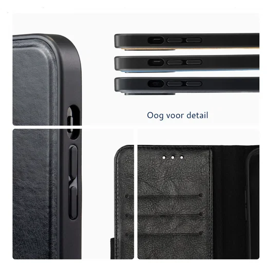 Rosso Element Uitneembaar 2-in-1 Apple iPhone 17 Pro Hoesje Zwart afbeelding 7