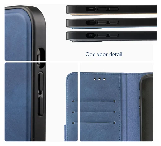 Rosso Element Uitneembaar 2-in-1 Apple iPhone 17 Pro Max Hoesje Blauw afbeelding 8