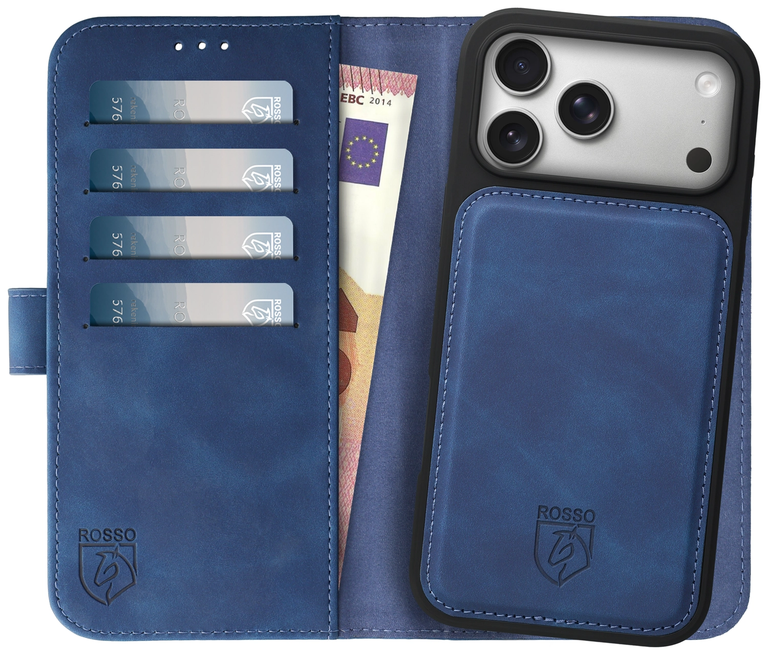 Rosso Element Uitneembaar 2-in-1 Apple iPhone 17 Pro Max Hoesje Blauw afbeelding 1