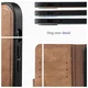 Rosso Element Uitneembaar 2-in-1 Apple iPhone Air Hoesje Bruin afbeelding 6