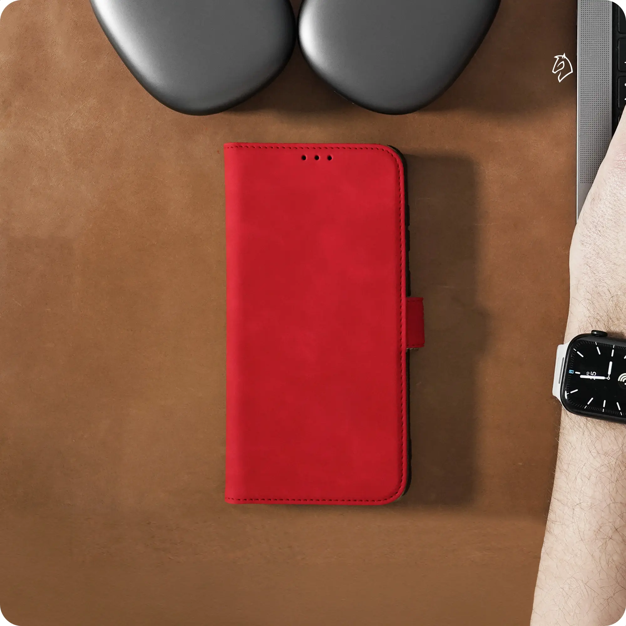 Rosso Element Uitneembaar 2-in-1 Apple iPhone Air Hoesje Rood afbeelding 6