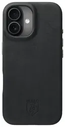 Rosso Elite Apple iPhone 17 Hoesje Leer Back Cover MagSafe Zwart afbeelding