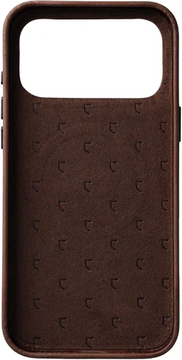 Rosso Elite iPhone 17 Pro Hoesje Leer Back Cover MagSafe Bruin afbeelding 4