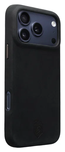 Rosso Elite iPhone 17 Pro Max Hoesje Leer Back Cover MagSafe Zwart afbeelding 2