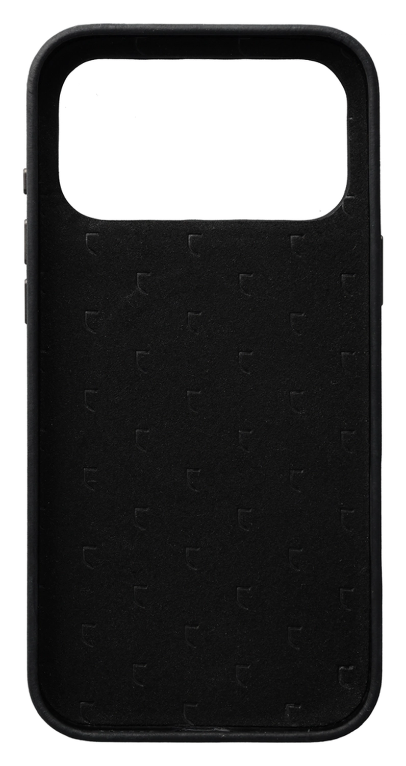 Rosso Elite iPhone 17 Pro Max Hoesje Leer Back Cover MagSafe Zwart afbeelding 3