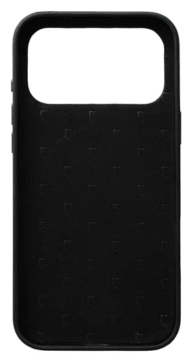 Rosso Elite iPhone 17 Pro Max Hoesje Leer Back Cover MagSafe Zwart afbeelding 3