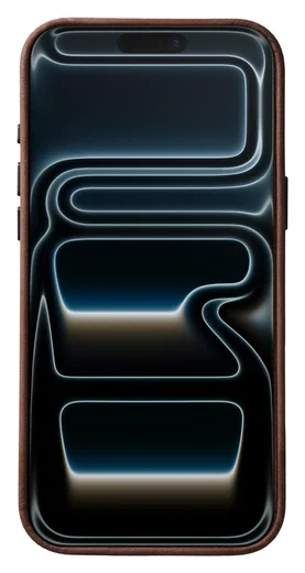 Rosso Elite iPhone 17 Pro Max Hoesje Leer Back Cover MagSafe Bruin afbeelding 5