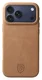 Rosso Elite iPhone 17 Pro Max Hoesje Leer Back Cover MagSafe Lichtbruin