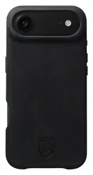 Rosso Elite iPhone Air Hoesje Leer Back Cover MagSafe Zwart afbeelding