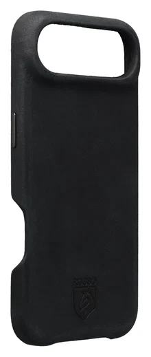 Rosso Elite iPhone Air Hoesje Leer Back Cover MagSafe Zwart afbeelding 2