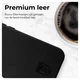 Rosso Elite iPhone Air Hoesje Leer Back Cover MagSafe Zwart afbeelding 4