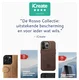Rosso Elite iPhone Air Hoesje Leer Back Cover MagSafe Zwart afbeelding 6