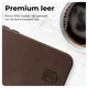 Rosso Elite iPhone Air Hoesje Leer Back Cover MagSafe Bruin afbeelding 4