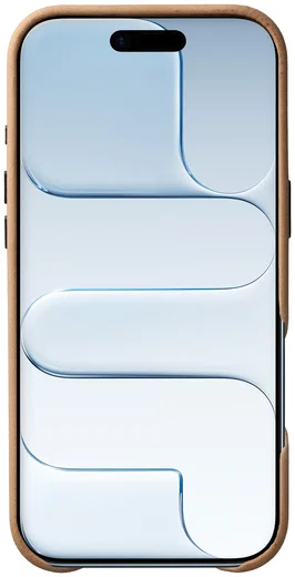 Rosso Elite iPhone Air Hoesje Leer Back Cover MagSafe Lichtbruin afbeelding 7