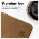 Rosso Elite iPhone Air Hoesje Leer Back Cover MagSafe Lichtbruin afbeelding 4