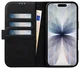 Rosso Elite Apple iPhone 17 Hoesje met MagSafe Book Case Echt Leer Zwart afbeelding 2