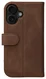 Rosso Elite Apple iPhone 17 Hoesje met MagSafe Book Case Echt Leer Bruin afbeelding 9