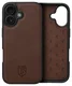 Rosso Elite Apple iPhone 17 Hoesje met MagSafe Book Case Echt Leer Bruin afbeelding 10