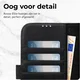 Rosso Elite iPhone 17 Pro Hoesje met MagSafe Book Case Echt Leer Zwart afbeelding 7