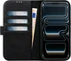 Rosso Elite iPhone 17 Pro Hoesje met MagSafe Book Case Echt Leer Zwart afbeelding 2
