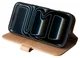 Rosso Elite iPhone 17 Pro Hoesje met MagSafe Book Case Echt Leer Lichtbruin afbeelding 11
