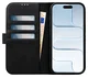 Rosso Elite iPhone Air Hoesje met MagSafe Book Case Echt Leer Zwart afbeelding 2