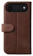 Rosso Elite iPhone Air Hoesje met MagSafe Book Case Echt Leer Bruin afbeelding 5