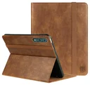 Rosso Element Lenovo Yoga Tab Plus Hoes Book Case Bruin