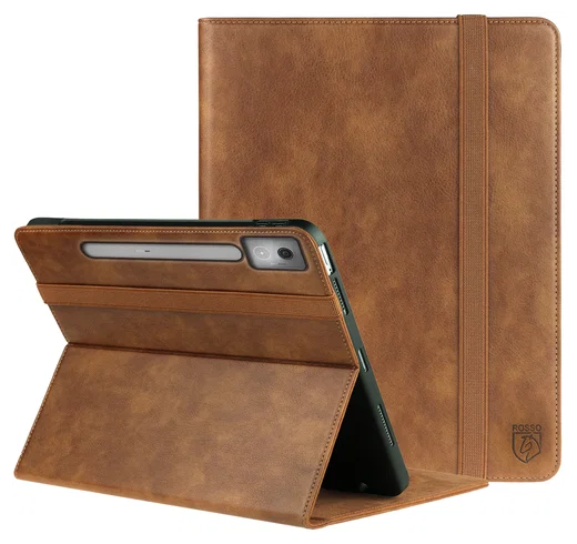 Rosso Element Lenovo Idea Tab Pro 12.7 Hoes Book Case Bruin afbeelding 1