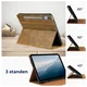 Rosso Element Lenovo Idea Tab Pro 12.7 Hoes Book Case Bruin afbeelding 2