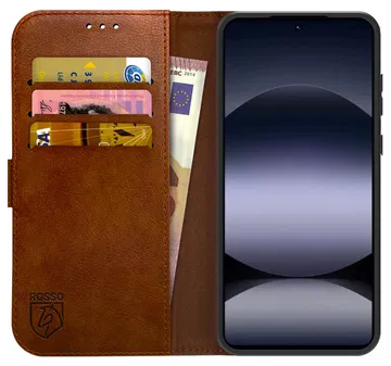 Rosso Element Xiaomi Redmi Note 14S Hoesje Book Case Wallet Bruin
