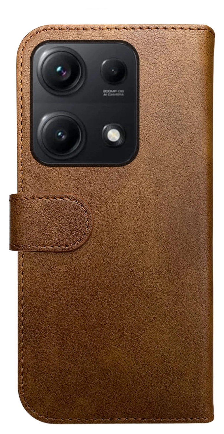 Rosso Element Xiaomi Redmi Note 14S Hoesje Book Case Wallet Bruin afbeelding 2